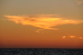 Cloud formation off of Monterey Bay.