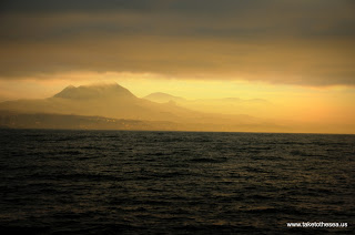 Daybreak over Mexico.