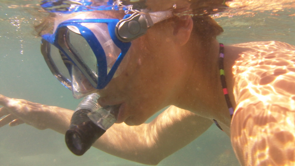 My second (ever!) time snorkeling at Playa Arbolitas. I'm totally hooked.