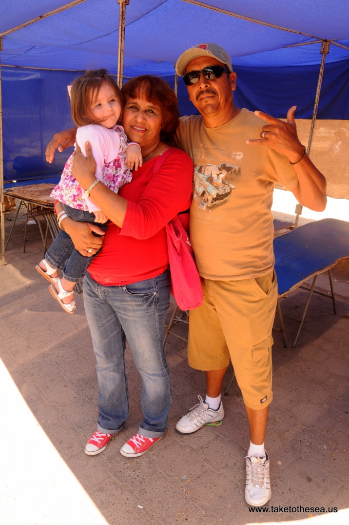 My friend Carlos, his sister and grand niece.