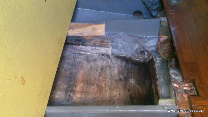 Another item on our dream list was to uncover a timber that had been 