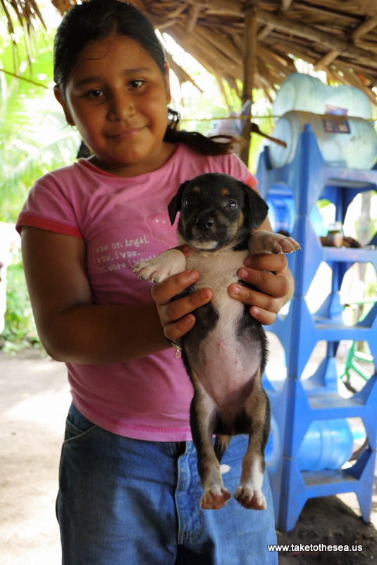 We got our puppy fix on! This is our friend Jacquelyn...