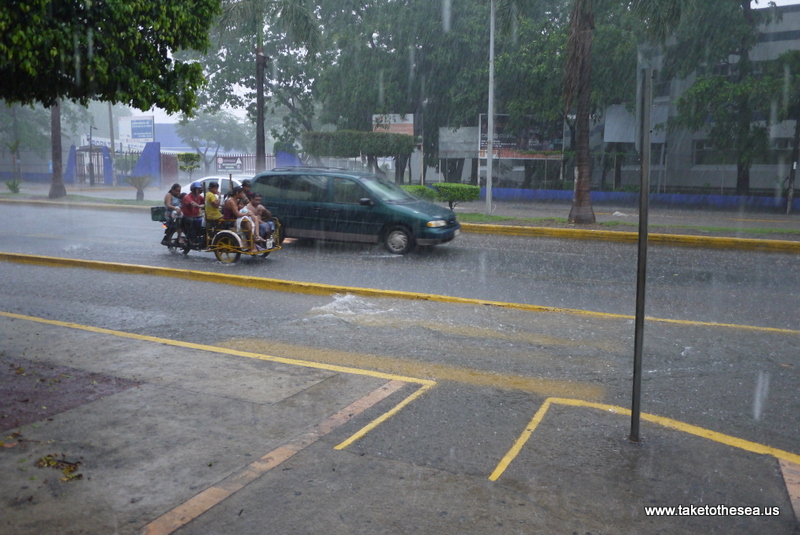 Rainy day in Tapachula, Mexico